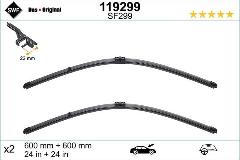 VALEO 119299 Windshield Wiper Blade - 24 Inch Length — Wipers