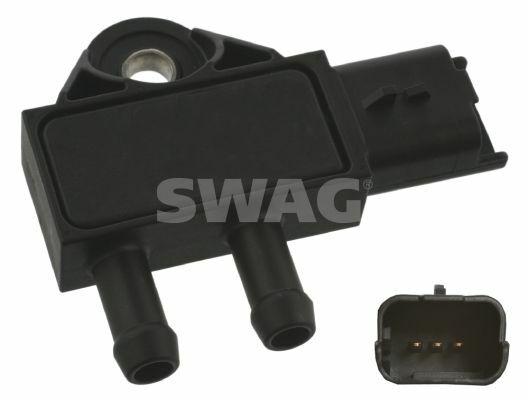 SWAG Exhaust Pressure Sensor 62937120 - Compatible with Peugeot & Citroen Models — Vehicle Sensors & Switches