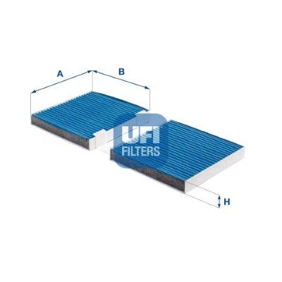 Ufi 34.241.00 Cabin Air Filter with Carbon Anti Bacterial BMW X3 F25 X4 F26 10 > — Air & Cabin Filters