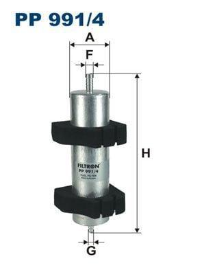 FILTRON Diesel Filter PP991-4 - Fuel Filter for 09-Q5 2.0 TDI-3.0 TDI — Fuel Delivery