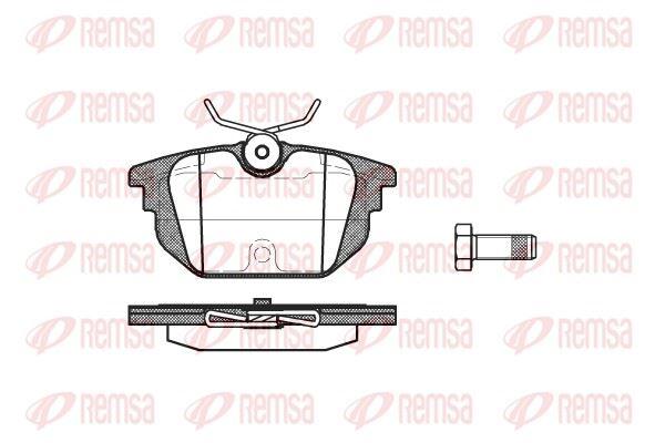REMSA 0692.00 Brake Pad — Brake Pads