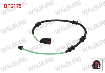 WALBURG BFS175 Brake Pad Warning Cable Front Left-Right 610mm Jaguar Xf (X250) 2009-2015 — Brake Pads