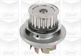 Graf PA409 Water Pump Opel Astra F Hb 2.0 GSi 16V 91-98, Vectra A Hb 2.0 I 16V 89-95 — Water Pump & Thermostat