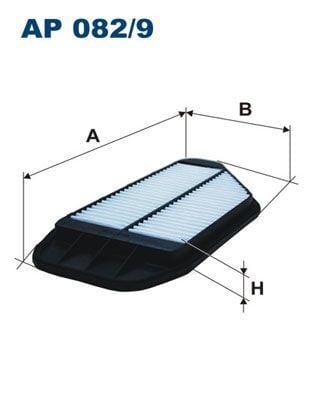 FILTRON AP082-9 Air Filter for Spark M300 (2010-2017) — Air & Cabin Filters