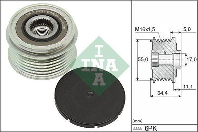 INA 535035710 Alternator Pulley Mercedes W177 W247 C118 18 — Starting & Charging