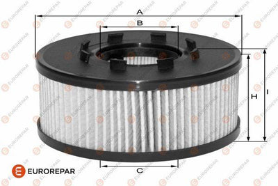 Eurorepar 1682275980 Oil Filter Bravo II Doblo Idea Panda Punto Alfa 159 MiTo Corsa Meriva Fiorino Bipper Nemo — Oil Filters