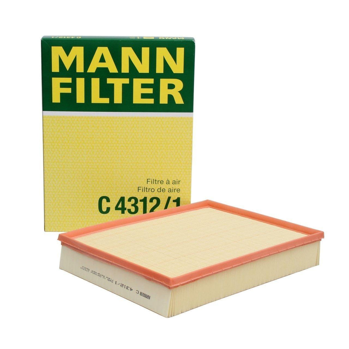 Mann C4312-1 Air Filter - Compatible with Volkswagen Crafter 2.0 TDI — Air & Cabin Filters