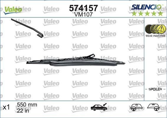 Valeo 574157 Wiper Left 55cm Renault Mégane 306 VM107-9 — Wipers