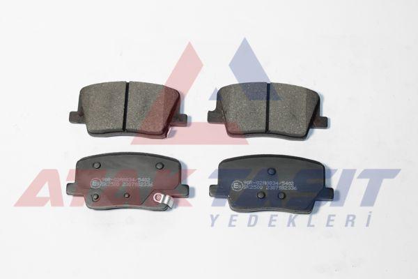 AP 05P2336 Brake Pad Rear with Wear Indicator Ssangyong Rexton 2.0 E-XDi W-2.7 XDi 2017