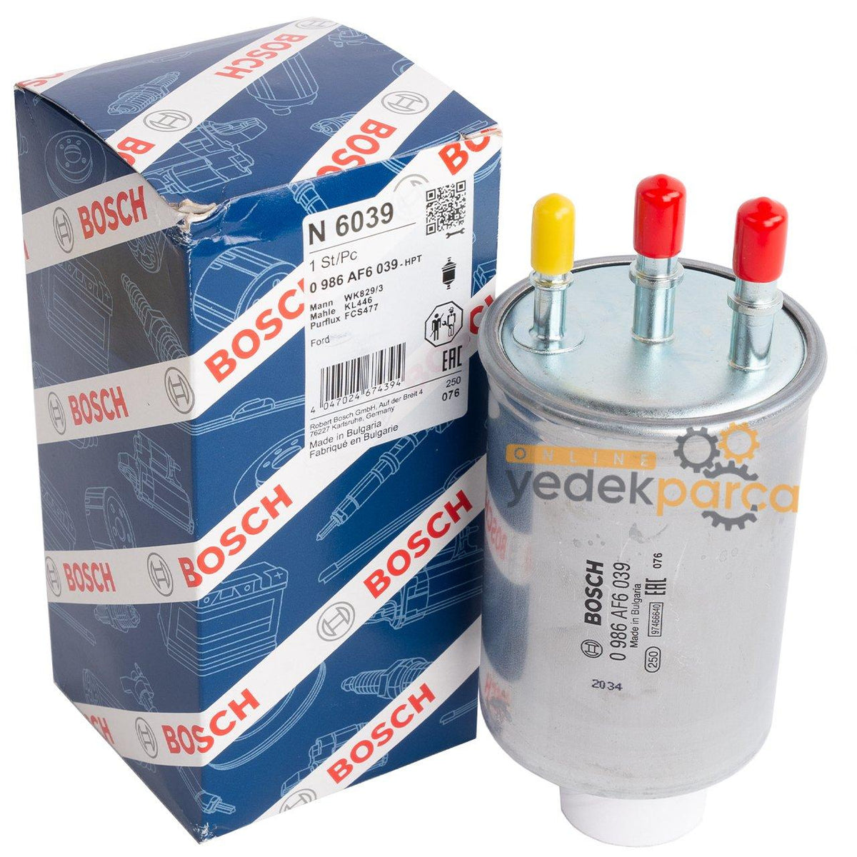 BOSCH Fuel Filter for Ford Connect 2003-2008 — Fuel Delivery