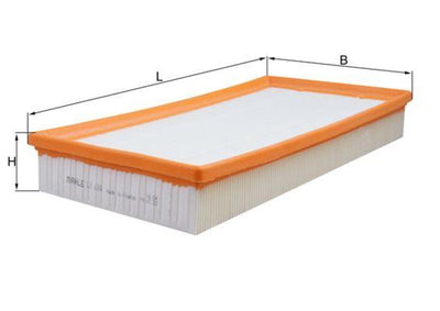 Mahle LX684 Air Filter Bora I 98-1.8/1.9 TDI/2.3 V5/2.8 V6 4Motion — Air & Cabin Filters