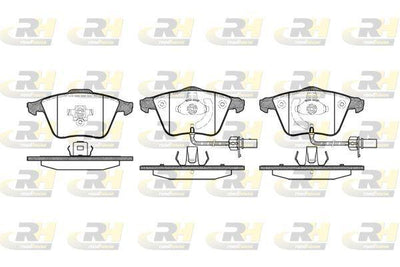 ROADHOUSE 2964.12 Brake Pad Front with Connector Vag Audi A4 A6 Avant 04 > — Brake Pads
