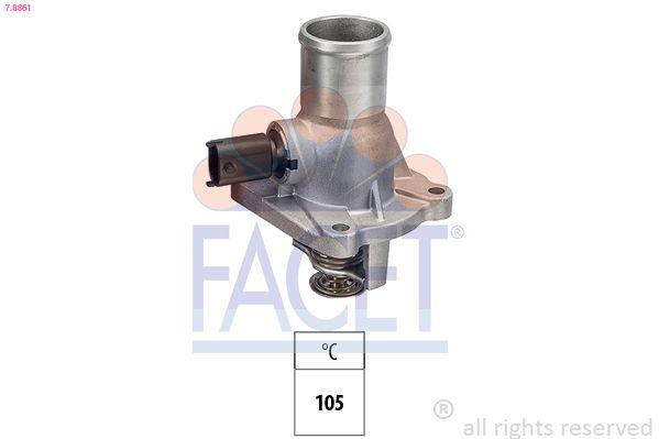 Facet 78861 Thermostat Opel Astra J Mokka Insignia A 10 > A16xer A18xer — Water Pump & Thermostat