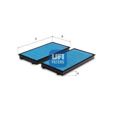Ufi 34.240.00 Cabin Air Filter with Carbon BMW E65-E66 — Air & Cabin Filters