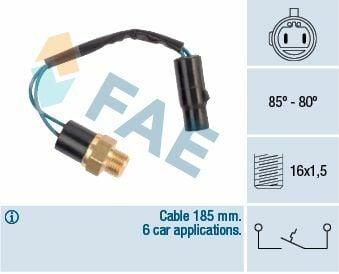 FAE 36610 Fan Switch - Radiator Fan Control for Hyundai Lantra — Radiators & Fans