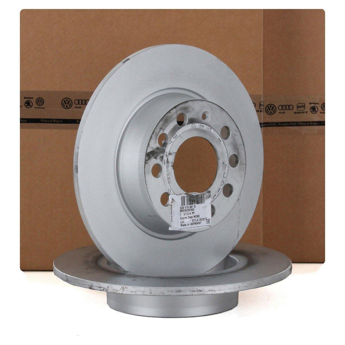 Volkswagen Golf 8 Rear Brake Disc Set - Original OEM Parts — Brake Rotors & Drums