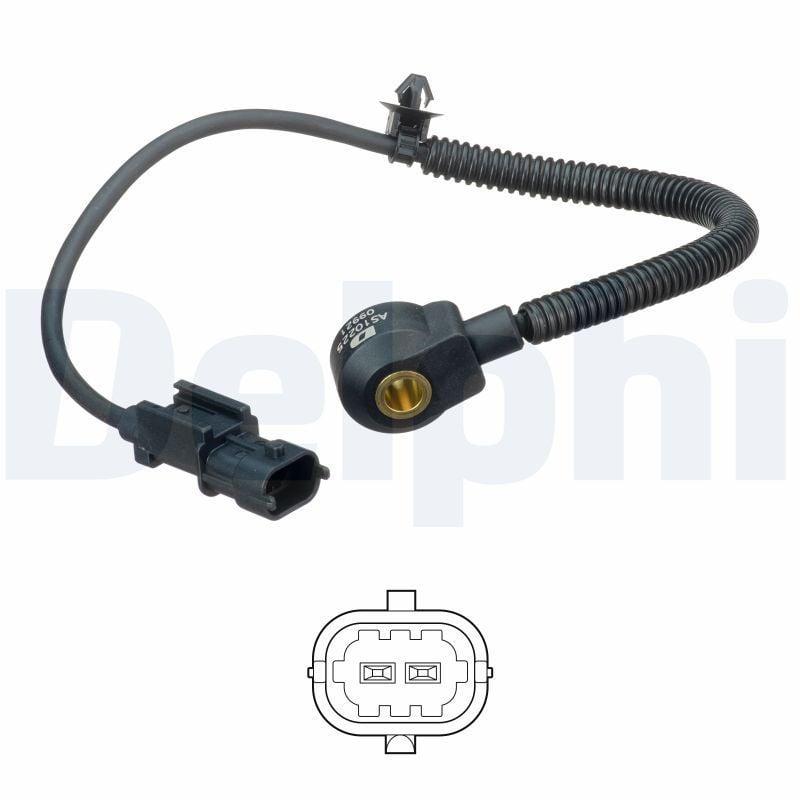 Delphi Vuruntu Sensor - AS10225 for 09- i10, i20, Rio 1.2 — Engine Management Sensors