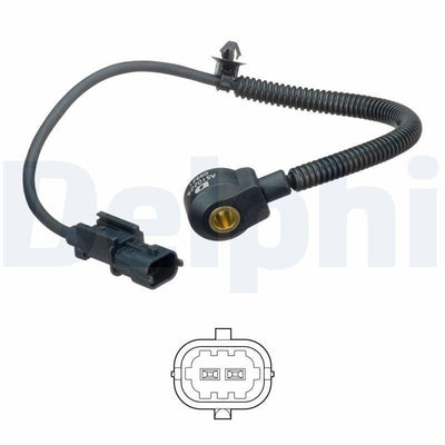 Delphi AS10225 Vuruntu Sensor for 09 i10, i20 and 2 more models — Engine Management Sensors