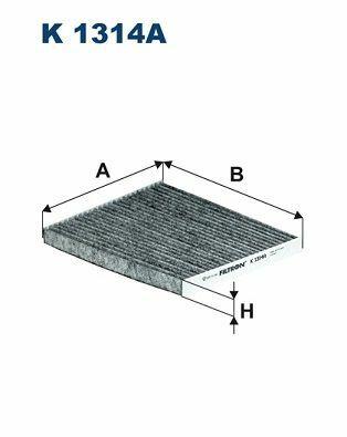 Filtron K1314A Cabin Air Filter 06-Accent-Getz-Elantra- i20- i30-Cerato-Ceed + Ca — Air & Cabin Filters