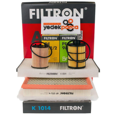 Filtron Opel Astra H Filtron 1.3 Diesel Scheduled Service Filter Set (Oil Filter with Tabs) — Maintenance & Service Kits