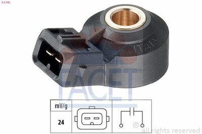 FACET 9.3148 Vibration Sensor - Fits Astra H, Vectra C, Zafira B & More — Engine Management Sensors