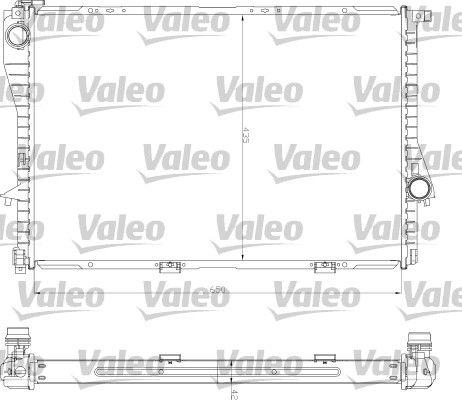 Valeo 734277 Su Radiator BMW E39 520i E38 99-5-Series 7-Series