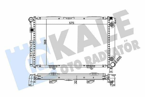 Kale Radiator 370200 - Aluminum Car Radiator — Radiators & Fans