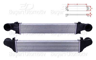 Wisco 3113838-00 Turbo Radiator (Intercooler) 650X113x64 Mercedes-Benz W211 E200 Kompressor E270 CDI E280 — Radiators & Fans