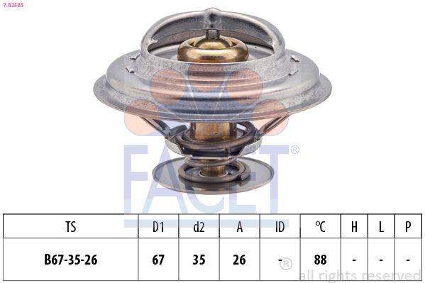 Facet 7.8258S Thermostat BMW E36 E30 E34 M50 M52 88° — Water Pump & Thermostat
