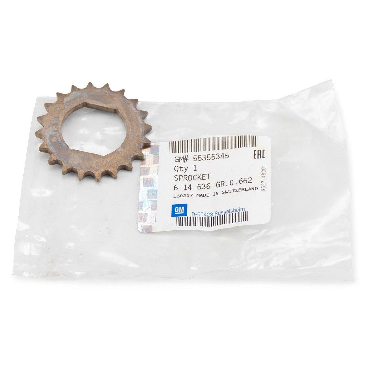 PSA 55355345 Opel Astra G 1.4 Twinport Timing Chain Gear Genuine
