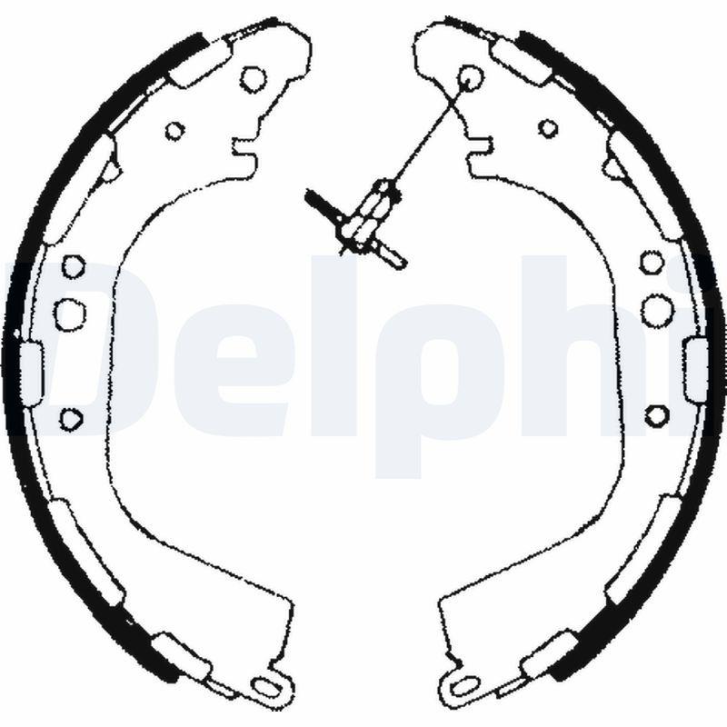 Delphi LS1709 Brake Pabucu