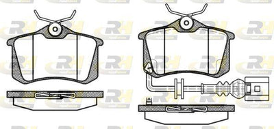 ROADHOUSE 2263.41 Brake Pad A1 8×1 05 10 — Brake Pads