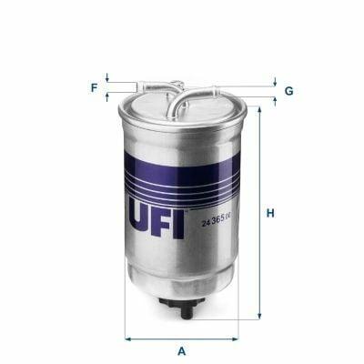 UFI Diesel Filter - Compatible with VW Golf 77-98, Passat 81-97 and 2 more models — Fuel Delivery