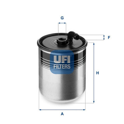 Ufi 24.429.00 Fuel Filter (Mercedes Om611-Om612 / C-Series (W203) 01-07 / CLK (C209) 02-09) — Fuel Delivery
