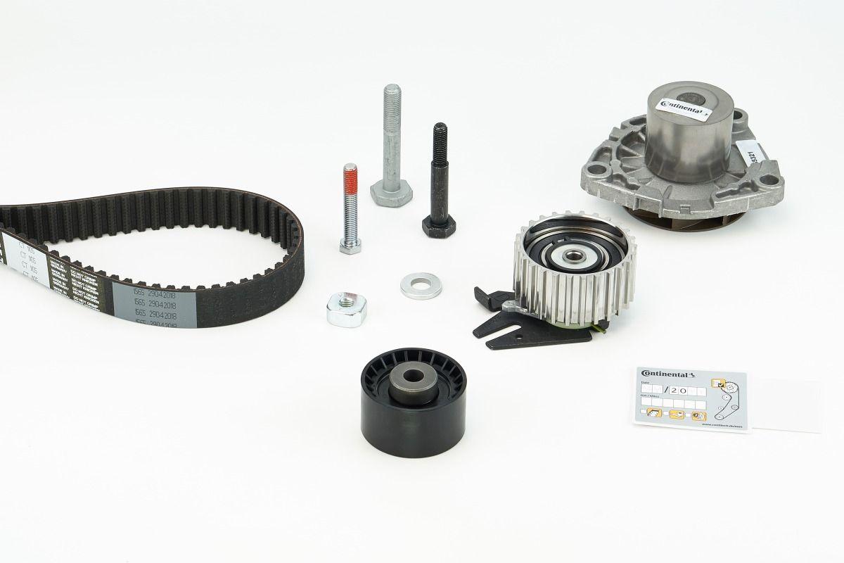 CONTINENTAL CTAM CT1105WP2 with Water Pump Camshaft Bearing Kit (Timing Belt Kit) Alfa Romeo 146 147 156 159 Fiat Brava Bravo Croma Doblo Marea Idea Multipla Palio Punto Albea Stilo 1.9D / 1.9 JTD