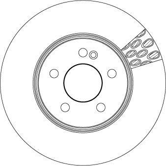TRW DF6641S Disc Brake - Quality Performance for 14-C Series Vehicles — Brake Rotors & Drums