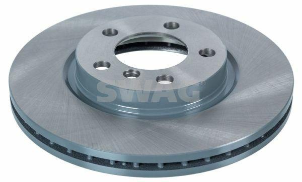 SWAG Front Brake Disc for Mini Countryman R60 R61 Paceman - 2 Piece Set — Brake Rotors & Drums