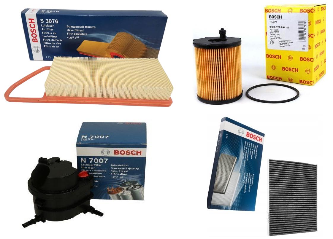 Bosch Ford Fiesta 2008-2011 Maintenance Kit - Essential Filters — Maintenance & Service Kits