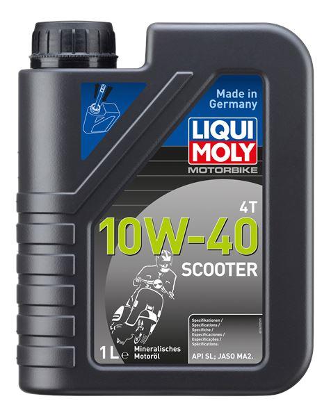Liqui Moly 1618 Motosiklet Oil-Motorbike 4T 10W-40 Scooter 1 L Apı Sl, Jaso Ma2 | Set of 6