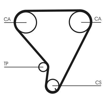 CONTINENTAL CTAM CT1033 Belt Timing Nissan Pathfinder/Maxima 3.0 V6 86-04