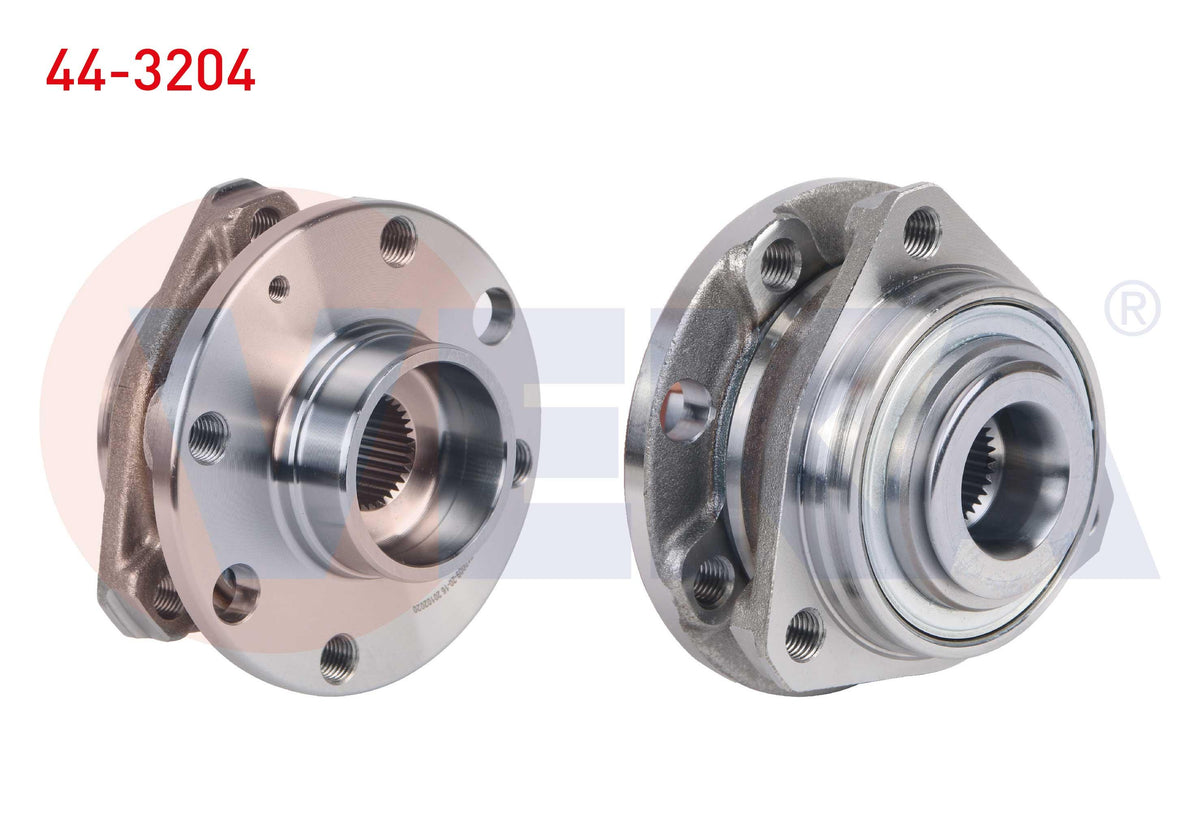Veka 44-3204 Wheel Hub Left-Right Front with Bearing Opel Astra G (F69) 1.4 16V 4 Lug 1998-2005 — Hub Assemblies