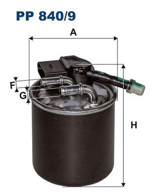 Filtron PP840-9 Fuel Filter Mercedes OM651 W204-W205-W212-W221-W222-W166-C218-C207-R172 08-18 — Fuel Delivery