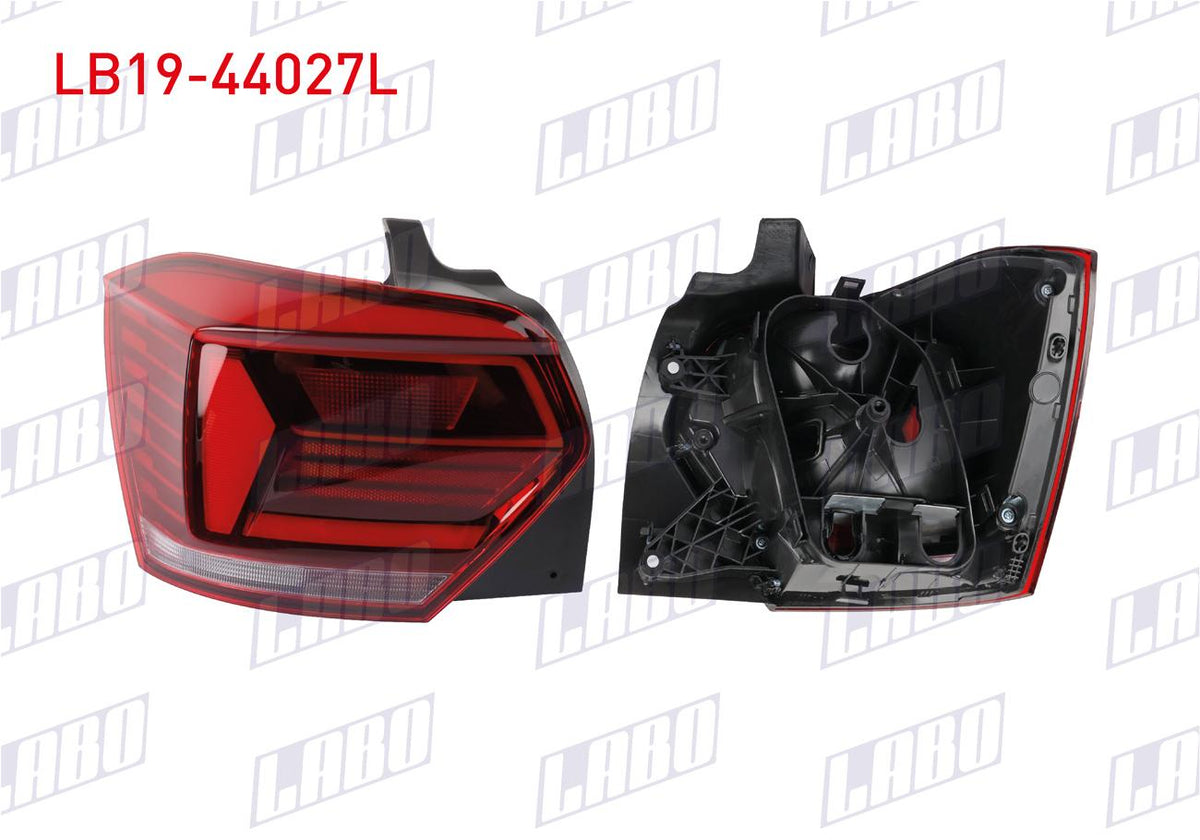 LABO LB19-44027L Tail Lamp Left without LED Volkswagen Polo VI (Aw1, Bz1, Ae1) 2018-2021 — Tail, Signal & Reflectors