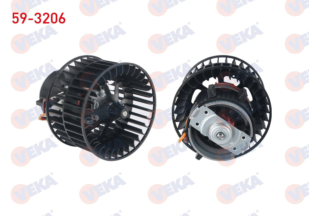Veka 59-3206 Heater Motor with A/C Opel Combo B 1994-2001 / Corsa B 1993-2000 / Tigra A 1994-2000 — Heater & Blower