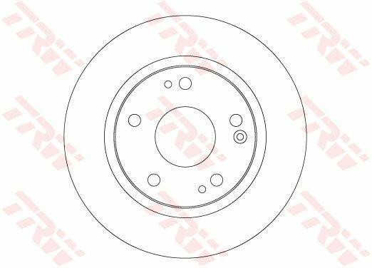 TRW DF6704 Brake Disc - High Carbon for Honda Civic X Sedan & Hatchback — Brake Rotors & Drums