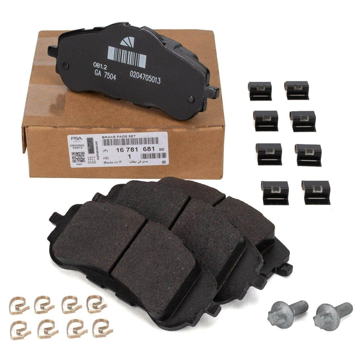 Peugeot Partner Front Brake Pad Set - 147mm Original Quality — Brake Pads