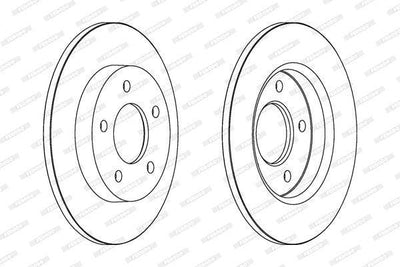 FERODO Rear Brake Disc DDF1420C - High-Performance Brake Solution for Mazda 3 Owners — Brake Rotors & Drums