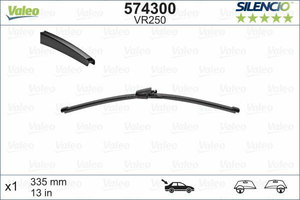 VALEO Wiper Blade 335mm - Perfect Rear Replacement for Polo IV — Wipers