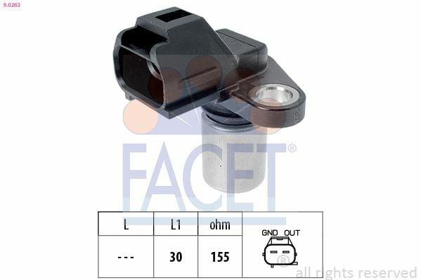 FACET Camshaft Sensor 9.0263 - Ford Focus II & Volvo Models — Timing