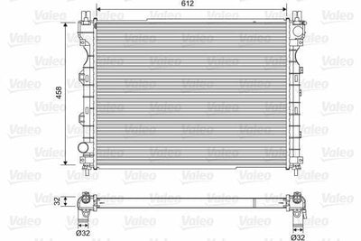 VALEO 701567 - Motor Water Radiator for Freelander I (1998-2006) — Radiators & Fans